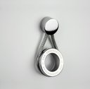 Ver imagem 1 de Puxador Ponto Fune Garage Cromado com Espia de Aço Zen Design 01 unidade