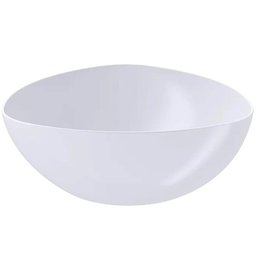 Kit 2 Saladeiras Triangulares 3,5l Branca Plástico Pote de Salada Mesa Coza Cozy - 2