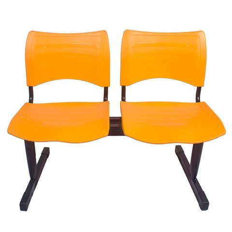 Cadeira Longarina Iso 2 Lugares Laranja Popmov