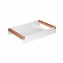 Ver imagem 2 de Bandeja Decorativa em Aço Carbono Linha Nexo Cor Branca 40x25cm