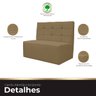 Canto Alemão Confortável para Apartamento Cozinha e Restaurantes Suede Capuccino - 7