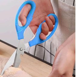 Kit 2 Tesouras Multiuso para Cozinha Culinária 20cm Aço Inox Lyor Sortida Cortar Carne Vegetais - 3
