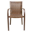 Ver imagem 3 de 2 Cadeiras Argila, Alumínio Pintura Eletrostática Marrom