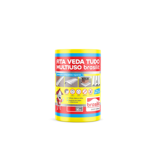 Fita Manta Auto Adesiva 20cmx10m Aluminizada Brasilit Chuva