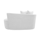 Ver imagem 6 de Namoradeira Sofá Feijão Hana Orgânica Couro Branco