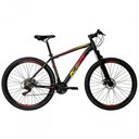 Ver imagem 1 de Bicicleta Aro 29 Ksw Xlt 24v Freio a Disco Suspensão Mountain Bike Alumínio Preto-vermelho-amarelo