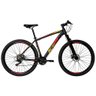 Bicicleta Aro 29 Ksw Xlt 24v Freio a Disco Suspensão Mountain Bike Alumínio Preto-vermelho-amarelo - 1