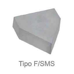 Pastilha de Solda Est Metal Duro - Tipo Sms F16 - Classe P30 - 2