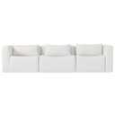 Ver imagem 1 de Sofá 3 Lugares Billy 210cm Orgânico Luxo Recepção Bouclé