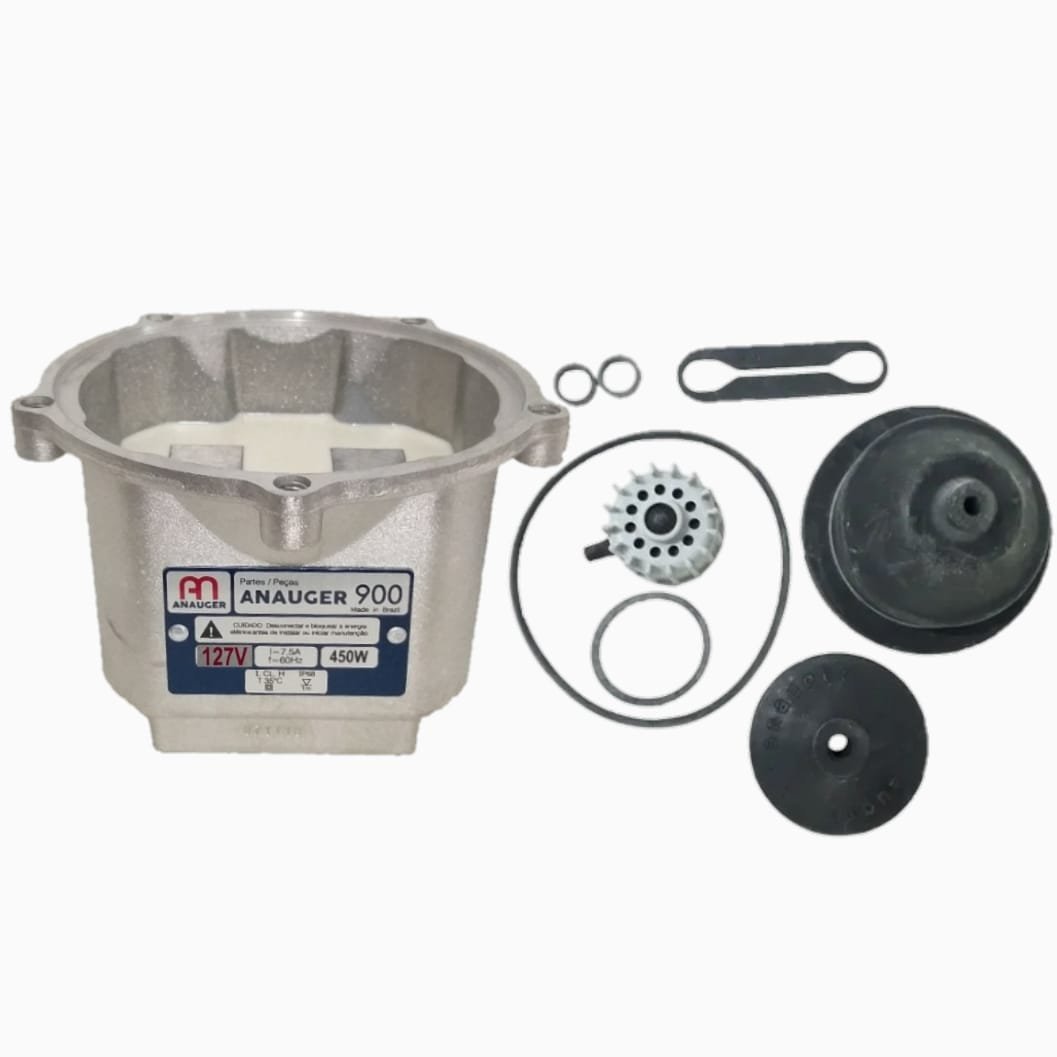 Caneca Anauger 900 127v 450w 5 Furos+kit Reparo 800/900 5g - 1