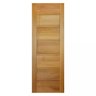 Porta de Madeira Maciça Bbb Frisada de Tauari Mapaf - 2.10 (a) X 0.62 (l) - 1