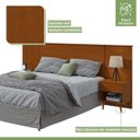 Ver imagem 7 de Cabeceira Regulável Painel Ripado Pés Palito em Madeira Like