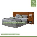 Ver imagem 5 de Cabeceira Regulável Painel Ripado Pés Palito em Madeira Like