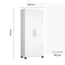 Ver imagem 4 de Armário Multiuso Organizador Branco