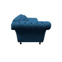 Ver imagem 7 de Recamier Decorativo Divã Styllus Lado Direito Bouclé Azul Marinho