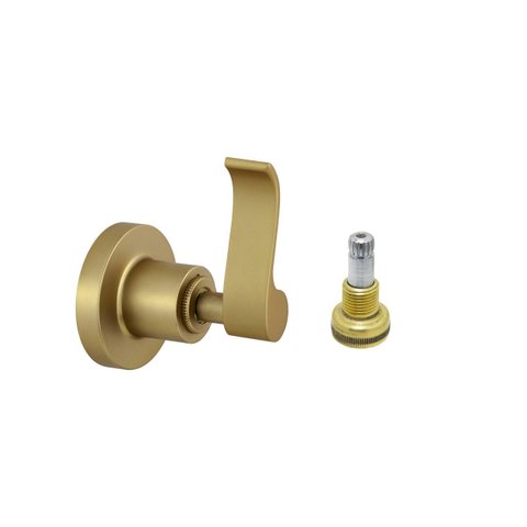 Acabamento para Registro Chuveiro Dourado Fosco Alavanca Banheiro Padrão Fabrimar 1/2" - 3/4" - 1"