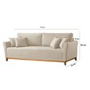 Ver imagem 2 de Sofá Fixo Brasil 210cm com Braço 10 Cm Meu Sofá Online