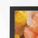 Ver imagem 2 de Quadro Rosa Laranja Fotografia Moldura Preta 60x40cm