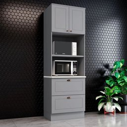 Torre Quente Modulado de 2 Fornos 2 Portas 2 Gavetas Emily Henn - 4