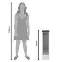 Ver imagem 5 de Balcão Porta Pano Acordes Glamy MDF Branco Madesa