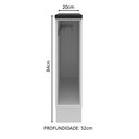 Ver imagem 3 de Balcão Porta Pano Acordes Glamy MDF Branco Madesa