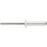 Rebite Repuxo de Alumínio 3,2x16,0mm Mandril Aço C/ 100 Pç - 1