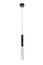 Ver imagem 1 de Pendente Tubo Rose Gold e Acrílico 33cm Led 3w 3200k Bivolt Paris Luz