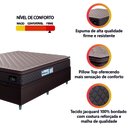 Ver imagem 6 de Cama Box Baú Casal Queen Colchão Espuma D33 Pillow Top Millenium Hellen