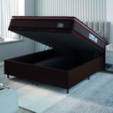 Ver imagem 2 de Cama Box Baú Casal Queen Colchão Espuma D33 Pillow Top Millenium Hellen