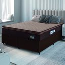 Ver imagem 1 de Cama Box Baú Casal Queen Colchão Espuma D33 Pillow Top Millenium Hellen