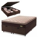 Ver imagem 2 de Cama Box Baú Casal Queen Colchão Espuma D33 Pillow Top Millenium Hellen