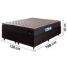 Cama Box Baú Casal Queen Colchão Espuma D33 Pillow Top Millenium Hellen - 4