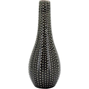 MOLLUSC GARRAFA DECORATIVA 23x9x9cm CERÂMICA CINZA