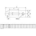 Ver imagem 4 de Grampo Fechado com Parafuso de Encosto - Gf-m12/110