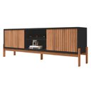 Ver imagem 5 de Rack Bancada para Tv Penny 180cm Freijo/preto - Sallar Home