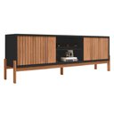 Ver imagem 1 de Rack Bancada para Tv Penny 180cm Freijo/preto - Sallar Home
