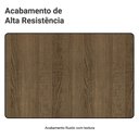 Ver imagem 6 de Mesa de Jantar Retangular Tampo de Vidro Rustic 5364 Madesa