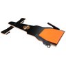 Carrinho de Rolimã F1 Preto e Laranja em MDF - 3