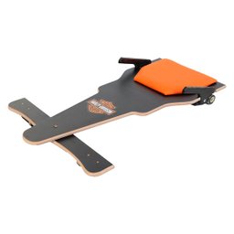 Carrinho de Rolimã F1 Preto e Laranja em MDF - 2