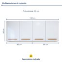Ver imagem 3 de Lavanderia Modulada 2 Armários Aéreo Guarapari