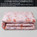 Ver imagem 6 de Jogo Queen Size Jasmine 400 Fios Premium Conforto Luxo:rosa
