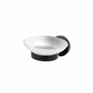 Saboneteira Parede - Preto Fosco - Slim Perflex Metais