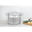 Ver imagem 2 de Caldeirão Professional 28cm 11,9L Fundo Triplo Tampa Plana Satinado 62625280 - Tramontina