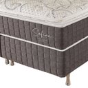 Ver imagem 2 de Cama Box Queen Size (box + Colchão) 158x198x67 Safira Prorelax Molas Ensacadas Pillow Top Viscoelást