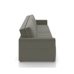 Sofá-cama Decorativo Retrátil Thanos 2 Lugares 192cm Veludo Grafite G45 - Gran Belo - 7
