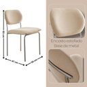 Ver imagem 3 de Conjunto Sala de Jantar Mesa Malta 120cm Tampo Laqueado Vidro Canto Moeda e 4 Cadeiras Marchezine