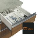 Ver mais imagens de Cozinha Compacta Madesa Glamy 120002 com Armário e Balcão (Sem Tampo e Pia) Branco/Rustic Cor:Branco