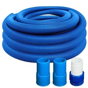 Mangueira para Limpeza de Piscinas Flexível Flutuante 20 Metros com 02 Ponteiras e 01 Adaptador para
