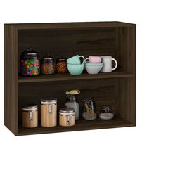 Armário Aéreo Basculante Flair 80cm 2 Portas Poliman Móveis - 3