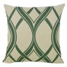 Capa De Almofada Metrópolis Geométrica Verde 50x50cm - 1